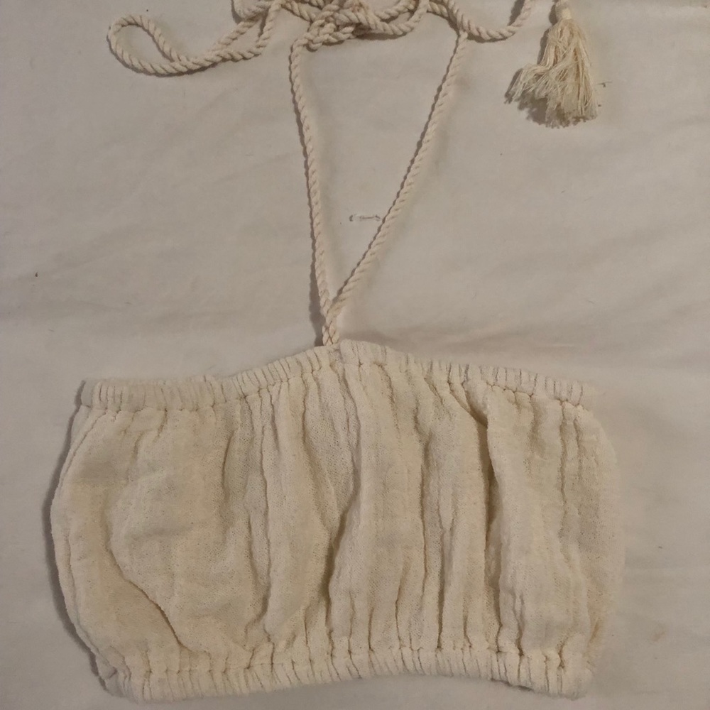 Free People bandeau halter top. Brand new w/ tags.